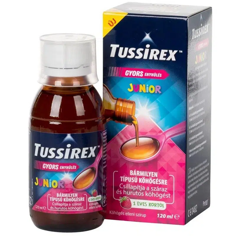 Tussirex JUNIOR köhögés elleni szirup - 120ml 1 Tussirex JUNIOR köhögés elleni szirup - 120ml