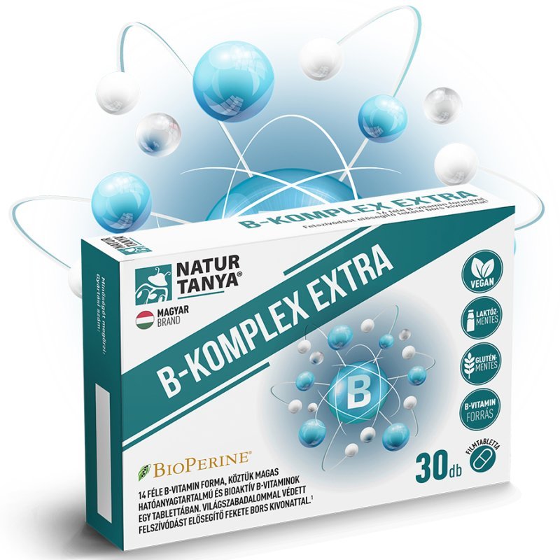 Natur Tanya B-Komplex Extra filmtabletta - 30db 1 Natur Tanya B-Komplex Extra filmtabletta - 30db