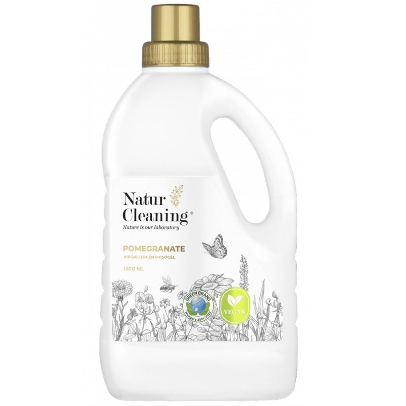 NaturCleaning Gránátalma mosógél - 1500ml 1 NaturCleaning Gránátalma mosógél - 1500ml