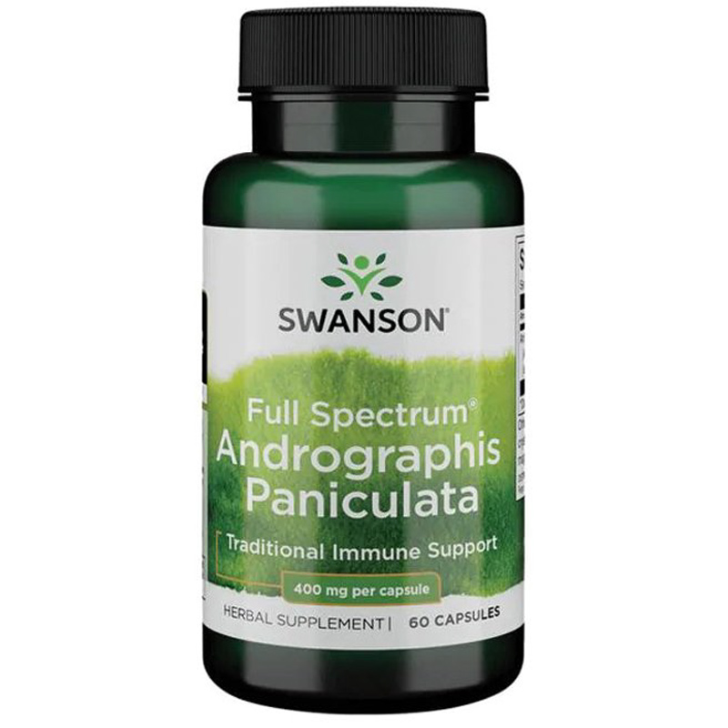 Swanson Full Spectrum Andrographis Paniculata kapszula - 60db 1 Swanson Full Spectrum Andrographis Paniculata kapszula - 60db