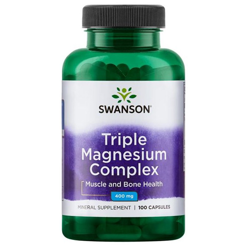 Swanson Tripla Magnézium Komplex kapszula - 100db 1 Swanson Tripla Magnézium Komplex kapszula - 100db