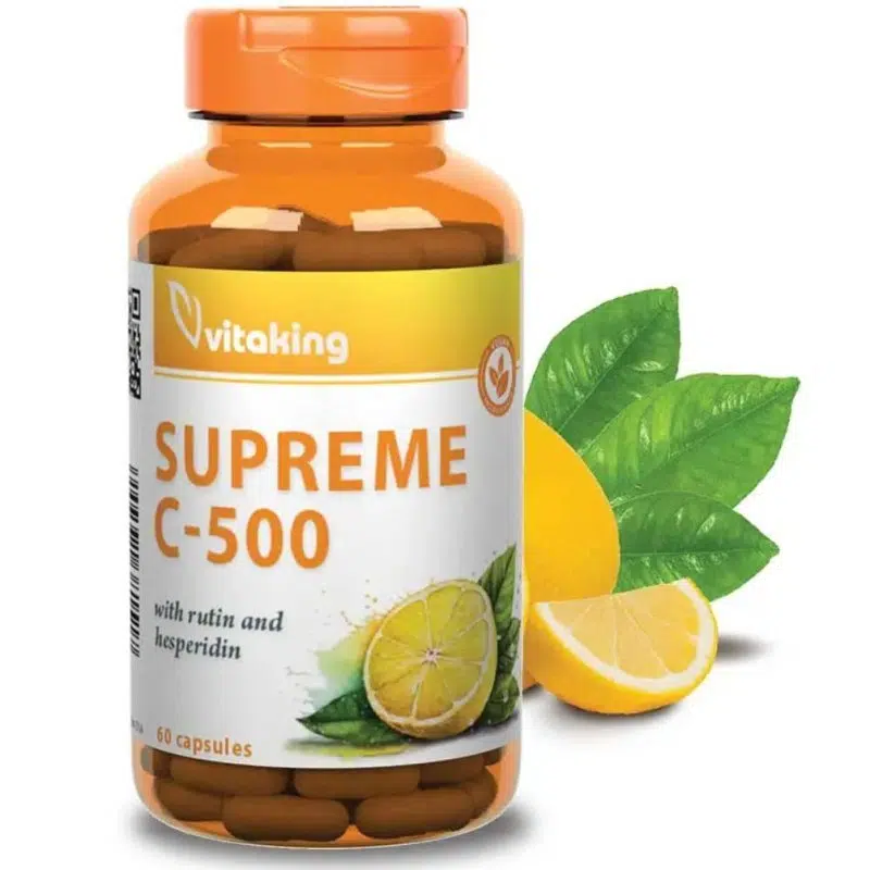 Vitaking Supreme C-vitamin 500mg kapszula - 60db 1 Vitaking Supreme C-vitamin 500mg kapszula - 60db