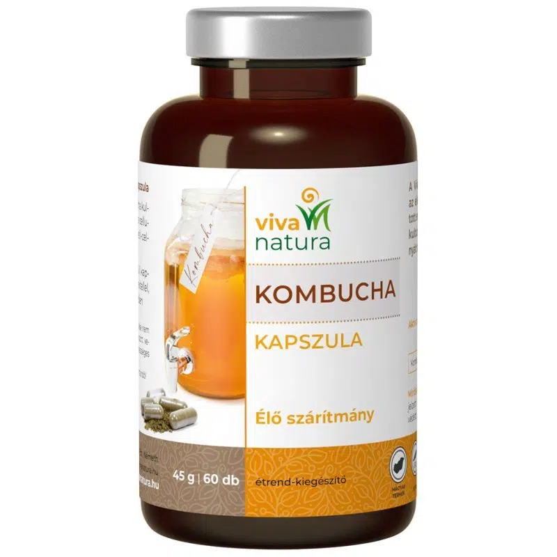 Viva Natura Kombucha kapszula - 60db 1 Viva Natura Kombucha kapszula - 60db