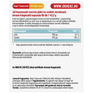 Dr. Herz Pajzsmirigy Komplex kapszula - 60db - Image 2