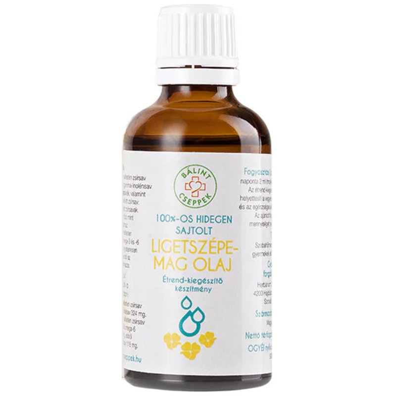Bálint Cseppek Ligetszépe-olaj 100% - 30ml 1 Bálint Cseppek Ligetszépe-olaj 100% - 30ml