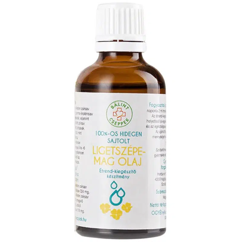 Bálint Cseppek Ligetszépe-olaj 100% - 30ml 1 Bálint Cseppek Ligetszépe-olaj 100% - 30ml