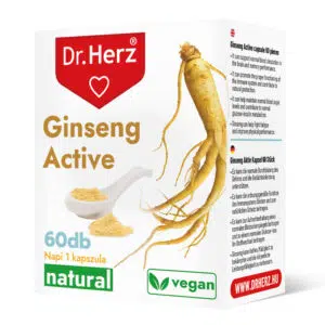 Dr. Herz Ginseng (Ginzeng) Active kapszula - 60db