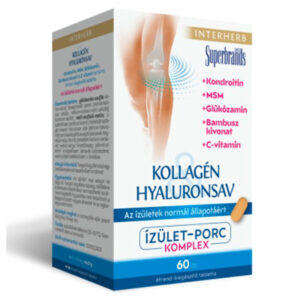 Interherb Kollagén Hyaluronsav Porcépítő tabletta - 60db