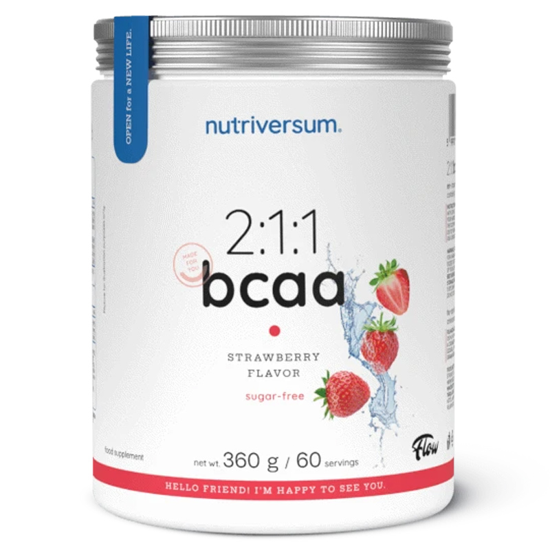 Nutriversum FLOW-2:1:1 BCAA eper sugar free - 360g 1 Nutriversum FLOW-2:1:1 BCAA eper sugar free - 360g