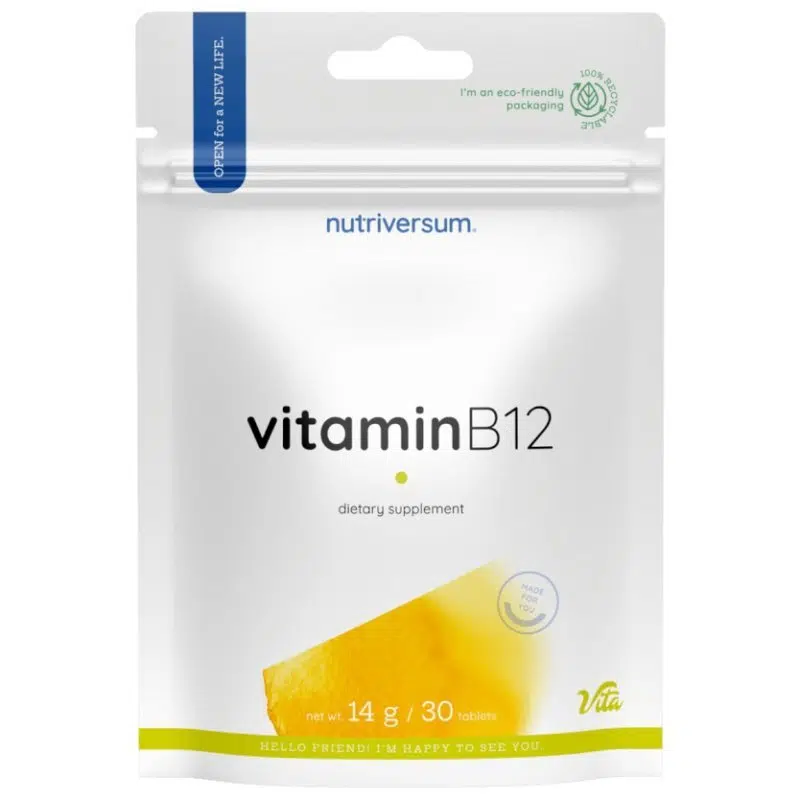 Nutriversum B12-vitamin tabletta - 30db 1 Nutriversum B12-vitamin tabletta - 30db