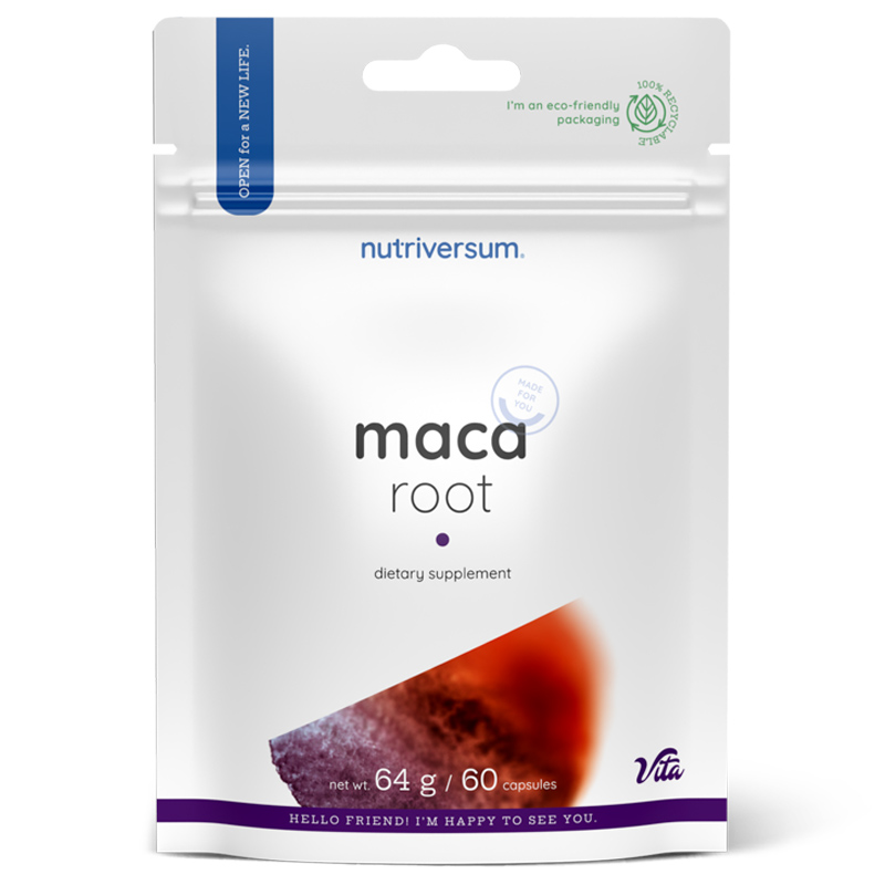 Nutriversum Maca gyökér kapszula - 60db 1 Nutriversum Maca gyökér kapszula - 60db