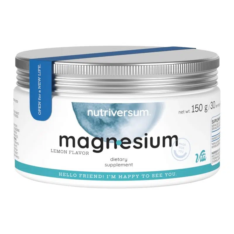 Nutriversum Magnézium citrom ízű italpor - 150g 1 Nutriversum Magnézium citrom ízű italpor - 150g
