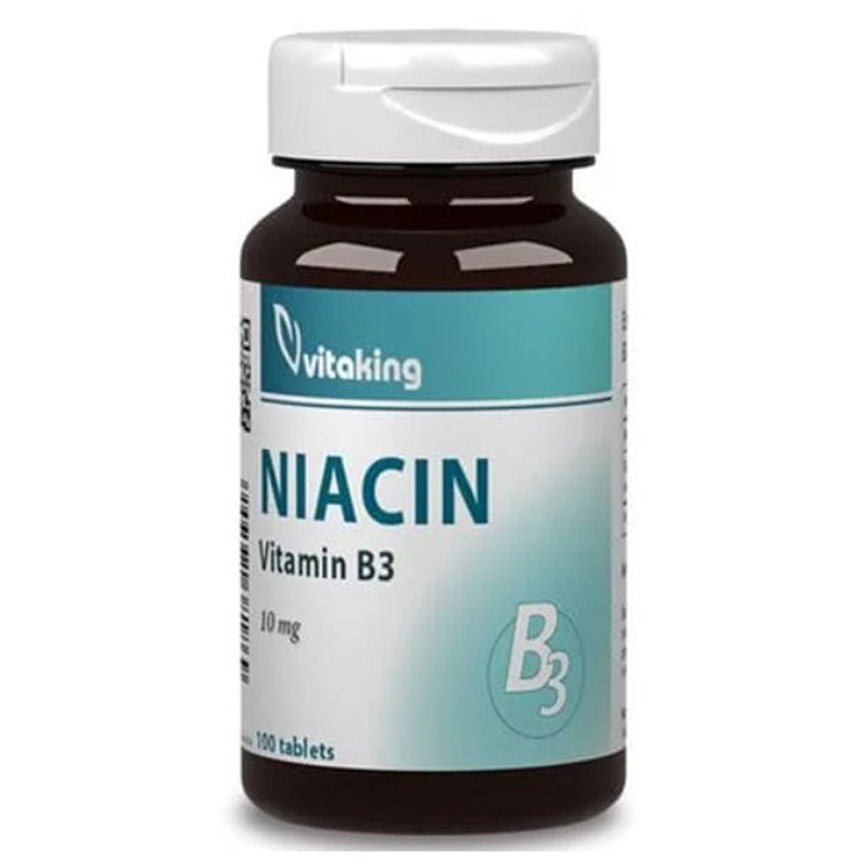 Vitaking Niacin (B3-vitamin) tabletta - 100db 1 Vitaking Niacin (B3-vitamin) tabletta - 100db