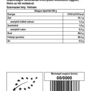 Biomenü Bio Chia fehérje - 250g 3 Biomenü Bio Chia fehérje - 250g - Image 2