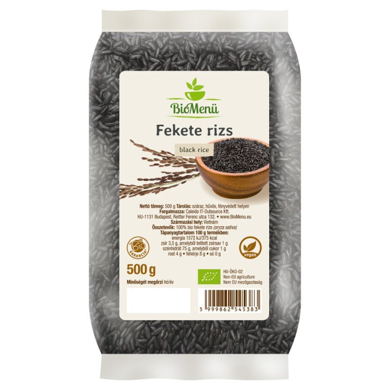 Biomenü Bio Fekete Rizs - 500g 1 Biomenü Bio Fekete Rizs - 500g