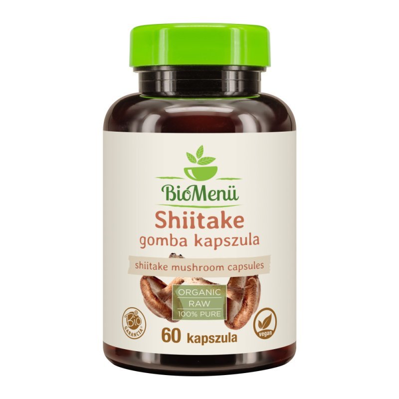 Biomenü Bio Shiitake gomba kapszula - 60db 1 Biomenü Bio Shiitake gomba kapszula - 60db