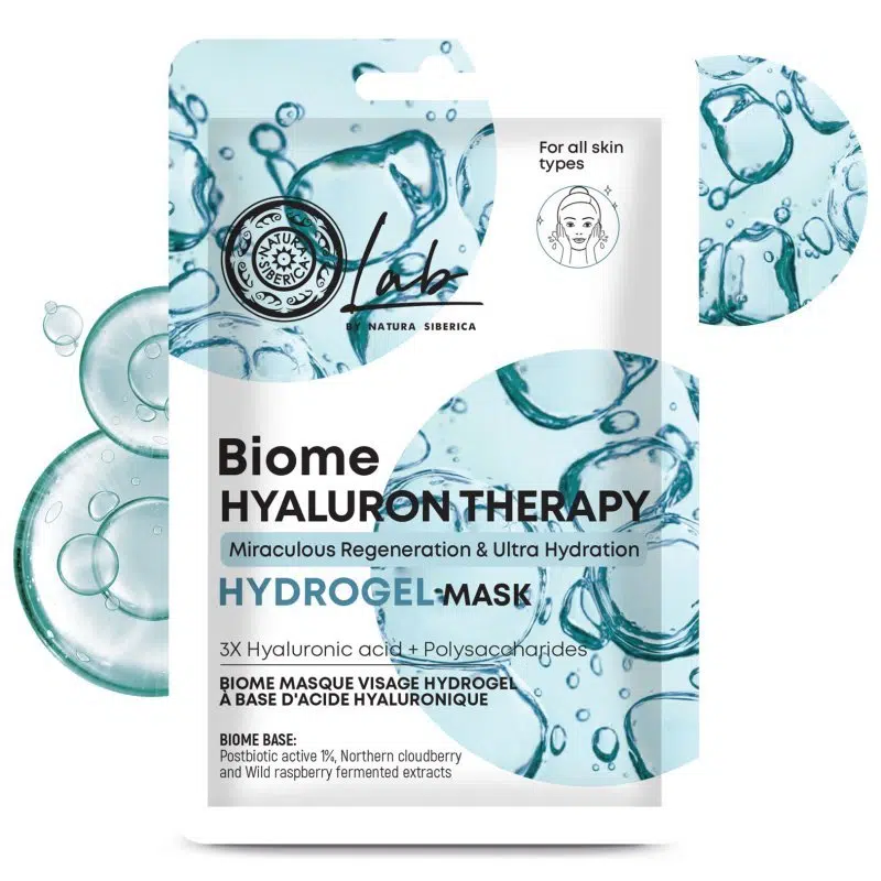 Natura Siberica Lab Biome Hyaluron Therapy Hidrogél arcmaszk poliszacharidokkal - 30g 1 Natura Siberica Lab Biome Hyaluron Therapy Hidrogél arcmaszk poliszacharidokkal - 30g