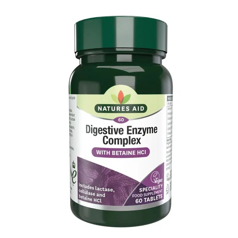 Natures Aid Digestive Enzyme Complex Emésztőenzim tabletta - 60db 1 Natures Aid Digestive Enzyme Complex Emésztőenzim tabletta - 60db