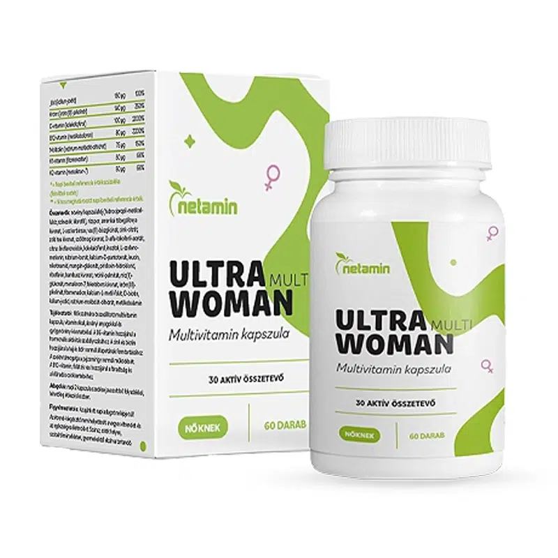 Netamin Ultra Multi Woman Multivitamin nőknek kapszula - 60db 1 Netamin Ultra Multi Woman Multivitamin nőknek kapszula - 60db