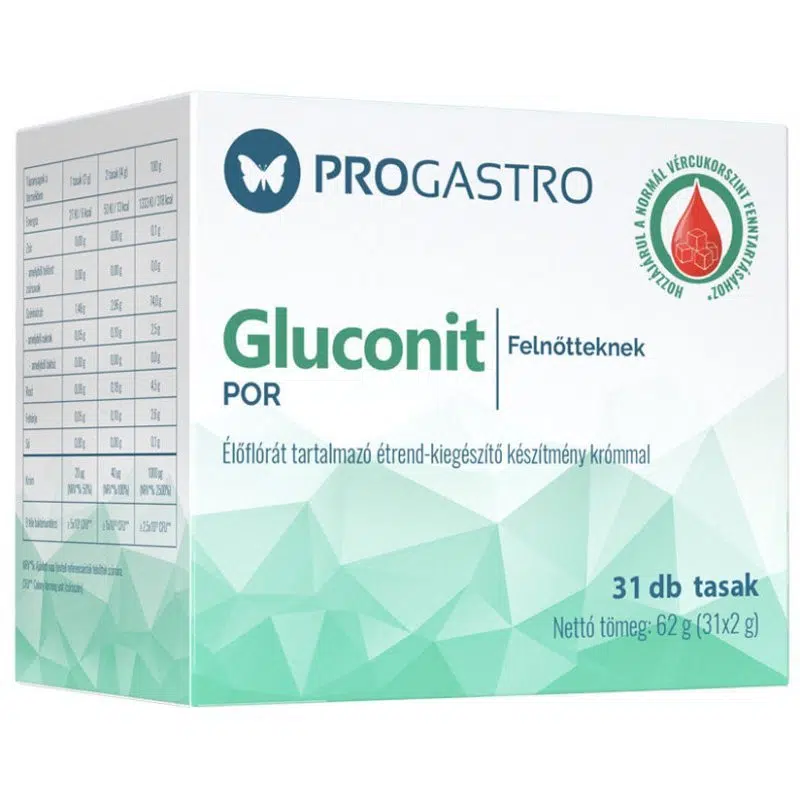 Progastro Gluconit por - 31 tasak 1 Progastro Gluconit por - 31 tasak