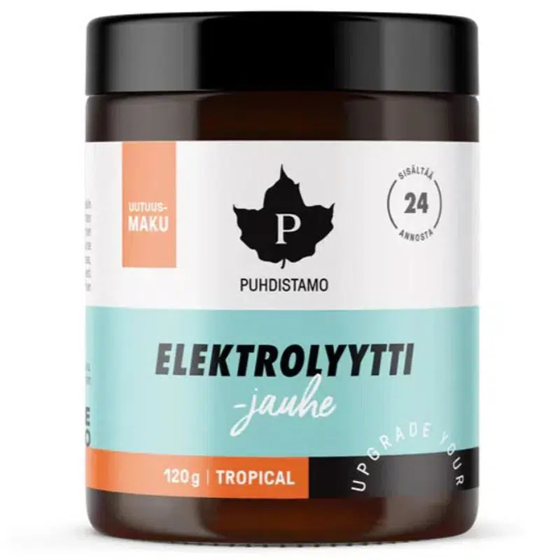Puhdistamo Elektrolit trópusi gyümölcs ízű italpor - 120g 1 Puhdistamo Elektrolit trópusi gyümölcs ízű italpor - 120g