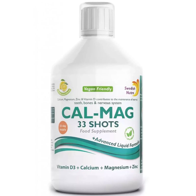 Swedish Nutra Cal-Mag 33 Shots, kalcium-magnézium ital - 500ml 1 Swedish Nutra Cal-Mag 33 Shots, kalcium-magnézium ital - 500ml
