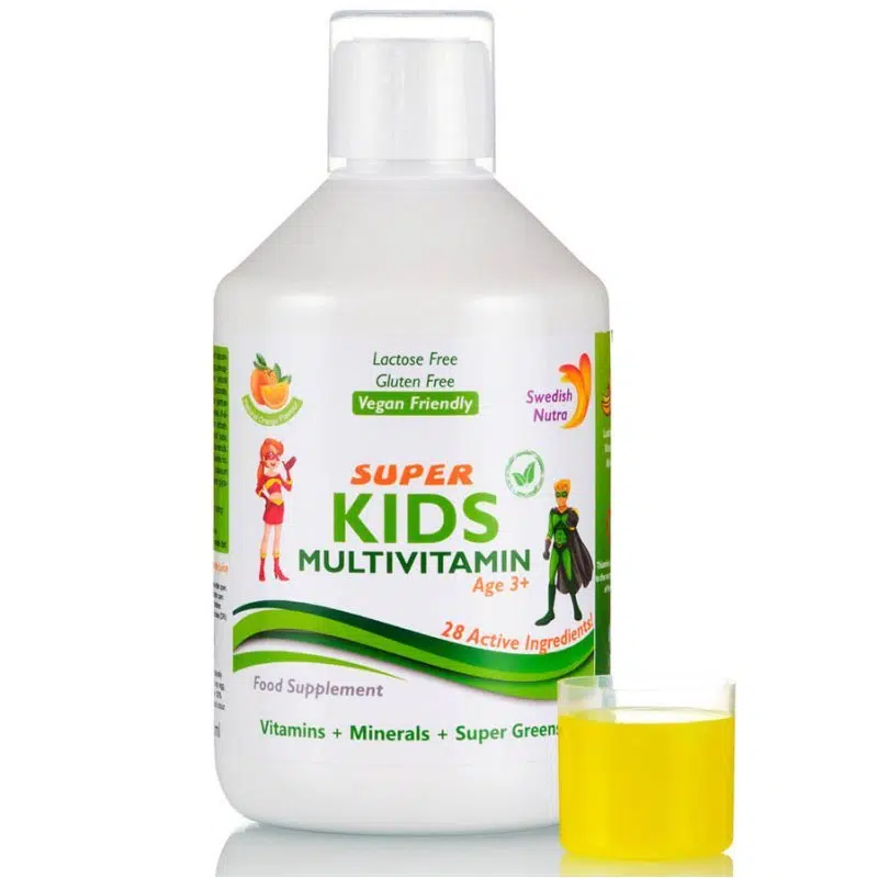 Swedish Nutra Super Kids folyékony multivitamin gyerekeknek - 500ml 1 Swedish Nutra Super Kids folyékony multivitamin gyerekeknek - 500ml