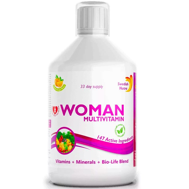 Swedish Nutra Woman folyékony multivitamin nőknek - 500ml 1 Swedish Nutra Woman folyékony multivitamin nőknek - 500ml