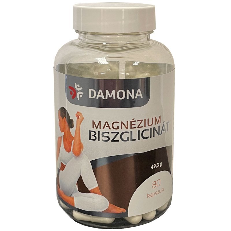 Damona Magnézium Biszglicinát kapszula - 80db 1 Damona Magnézium Biszglicinát kapszula - 80db