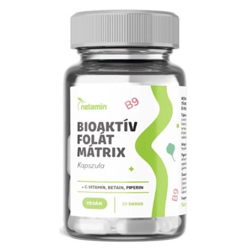 Netamin Bioaktív Folát Mátrix kapszula - 30db 1 Netamin Bioaktív Folát Mátrix kapszula - 30db