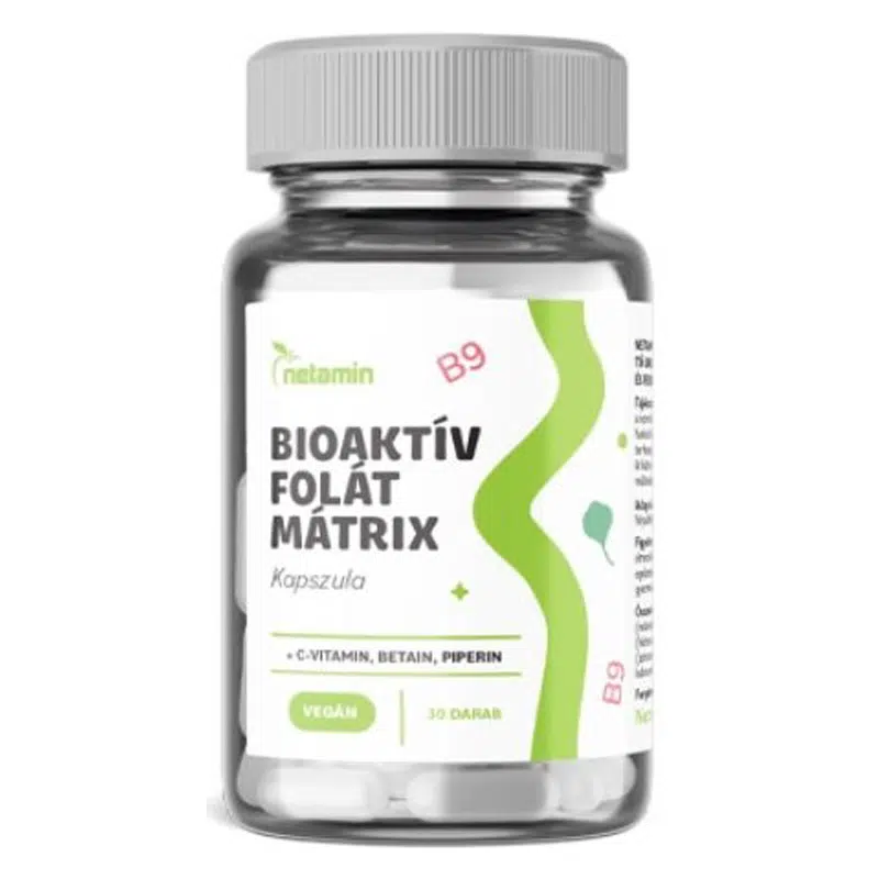 Netamin Bioaktív Folát Mátrix kapszula - 30db 1 Netamin Bioaktív Folát Mátrix kapszula - 30db