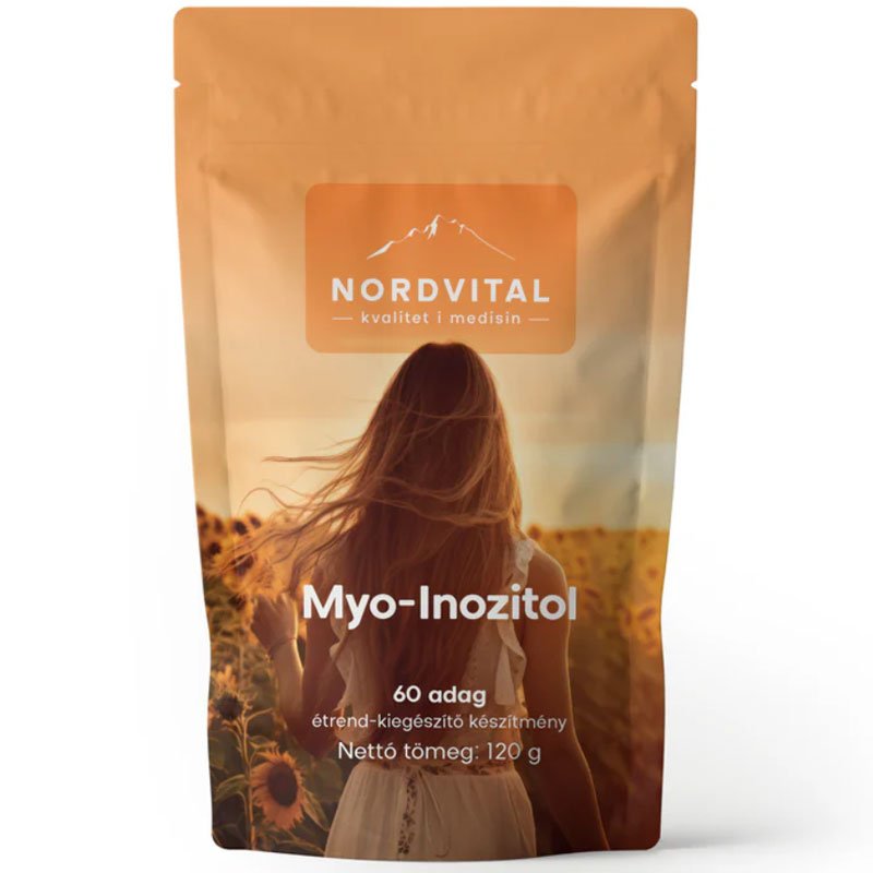 Nordvital Myo-inozitol por - 120g 1 Nordvital Myo-inozitol por - 120g