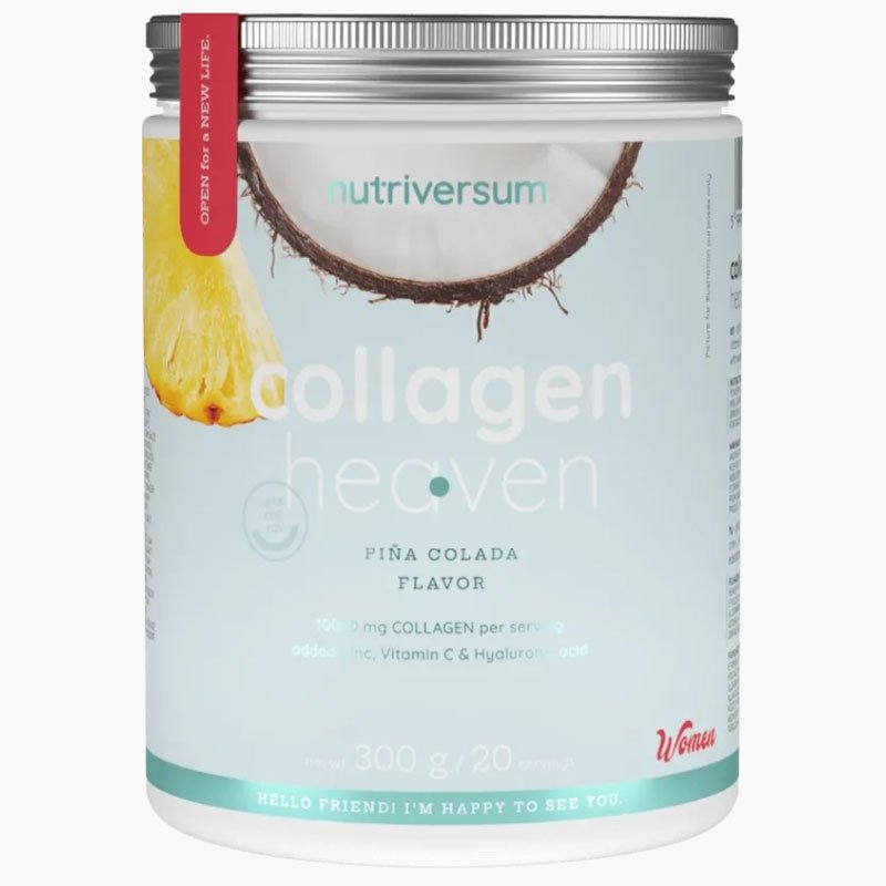 Nutriversum Women Collagen Heaven pina-colada por - 300g 1 Nutriversum Women Collagen Heaven pina-colada por - 300g