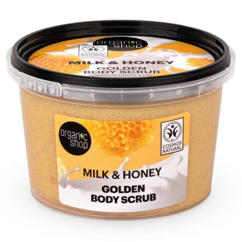 Organic Shop Golden testradír tejjel és mézzel - 250ml 1 Organic Shop Golden testradír tejjel és mézzel - 250ml