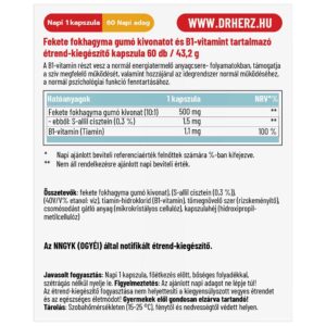 Dr. Herz Fekete Fokhagyma kapszula - 60db - Image 2