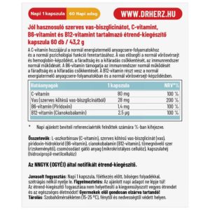 Dr. Herz Vas-biszglicinát kapszula - 60db - Image 2