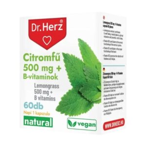 Dr. Herz Citromfű 500mg + B-vitaminok kapszula - 60db