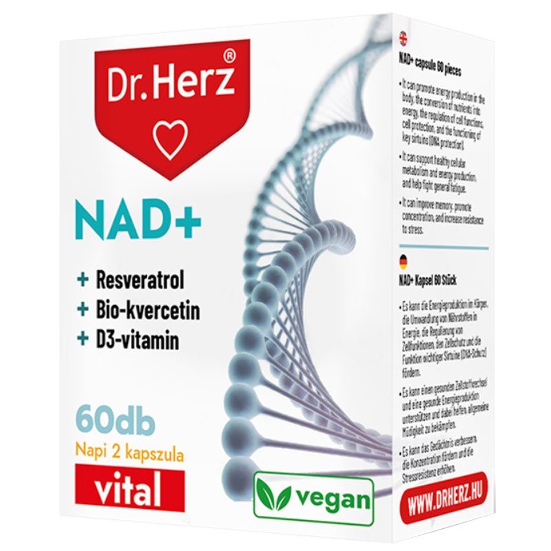 Dr. Herz NAD+ kapszula - 60db 1 Dr. Herz NAD+ kapszula - 60db