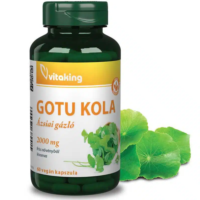 Vitaking Gotu Kola kivonat kapszula - 60db 1 Vitaking Gotu Kola kivonat kapszula - 60db