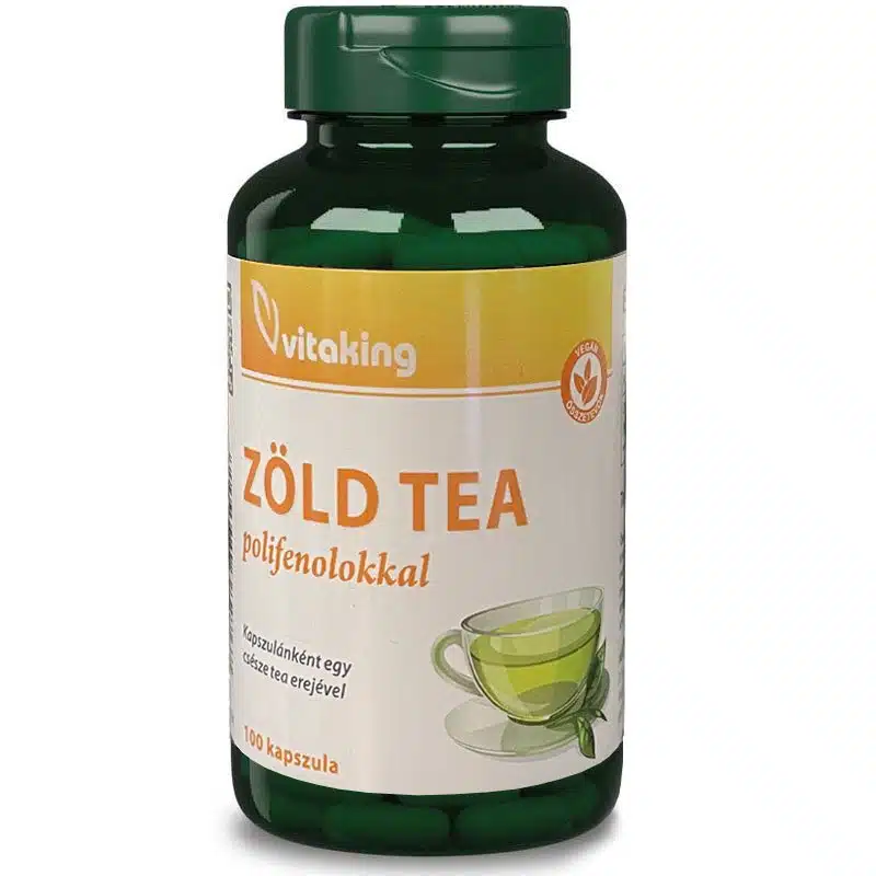 Vitaking Zöld Tea kapszula - 100db 1 Vitaking Zöld Tea kapszula - 100db