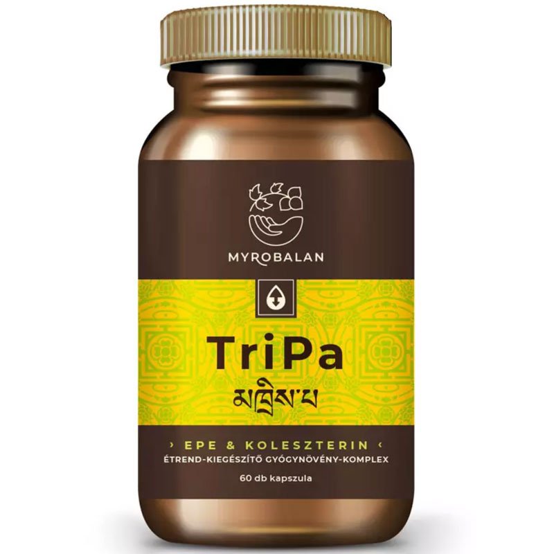 Myrobalan TriPa epe és koleszterin gyógynövény-komplex kapszula - 60db 1 Myrobalan TriPa epe és koleszterin gyógynövény-komplex kapszula - 60db