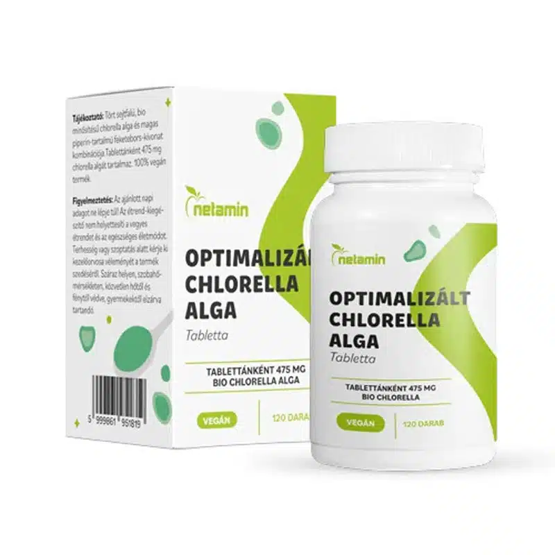 Netamin Optimalizált Chlorella Alga tabletta - 120db 1 Netamin Optimalizált Chlorella Alga tabletta - 120db