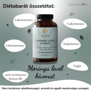 Organiqa Bio Moringa kivonat kapszula - 60db 7 Organiqa Bio Moringa kivonat kapszula - 60db - Image 3