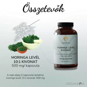 Organiqa Bio Moringa kivonat kapszula - 60db 6 Organiqa Bio Moringa kivonat kapszula - 60db - Image 2