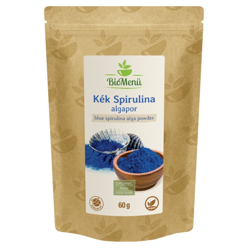 Biomenü Bio Kék Spirulina alga por - 60g 1 Biomenü Bio Kék Spirulina alga por - 60g