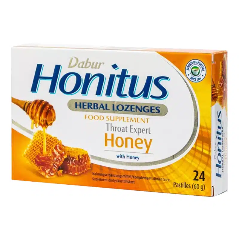 Dabur Honitus Orange gyógynövényes szopogató tabletta mézzel - 24db 1 Dabur Honitus Orange gyógynövényes szopogató tabletta mézzel - 24db