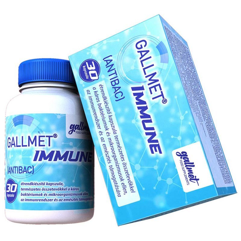 Gallmet-IMMUNE (AntiBac) kapszula - 30db 1 Gallmet-IMMUNE (AntiBac) kapszula - 30db