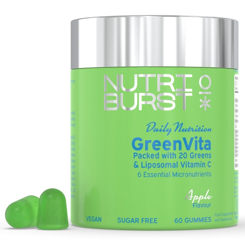 Nutriburst GreenVita gumivitamin - 60db 1 Nutriburst GreenVita gumivitamin - 60db