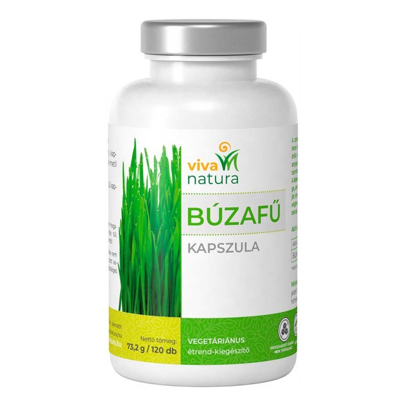 Viva Natura Búzafű kapszula - 120db 1 Viva Natura Búzafű kapszula - 120db