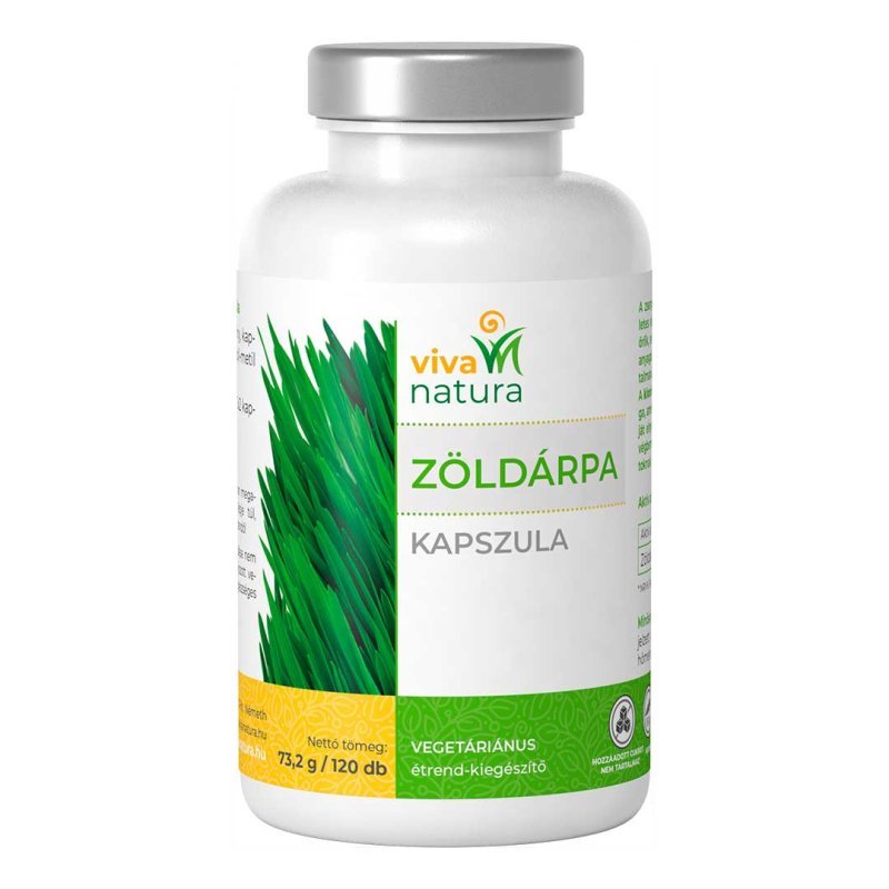 Viva Natura Zöldárpa kapszula - 120db 1 Viva Natura Zöldárpa kapszula - 120db